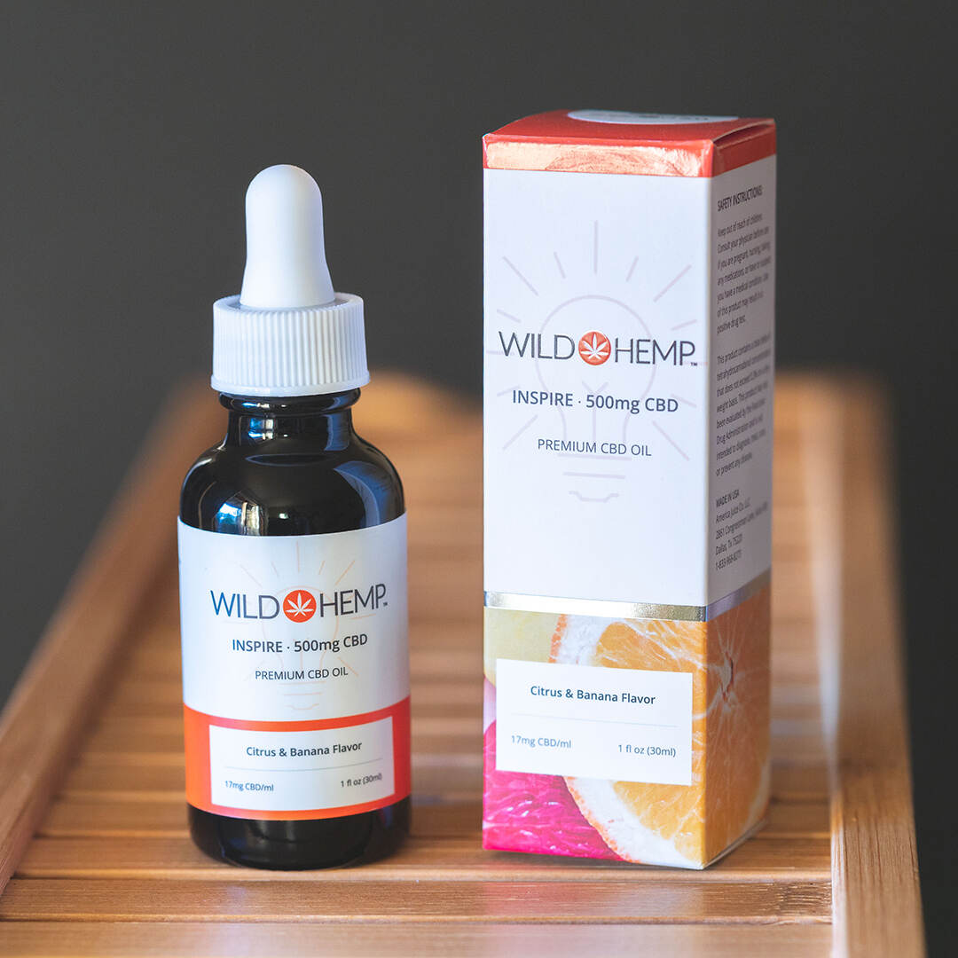CBD Tincture - Inspire – Wild Hemp