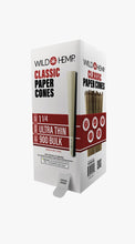 Load image into Gallery viewer, Bulk Rolling Paper Cones Box | 800/900 Ct. Pre-Rolls | Hemp & Classic Unbleached Paper