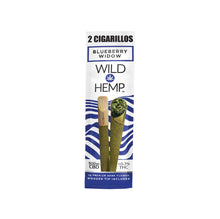 Load image into Gallery viewer, Blueberry Widow CBD Cigarillo Pack (Hemp Cigars which is a Pre Rolled Blunt made of hemp)