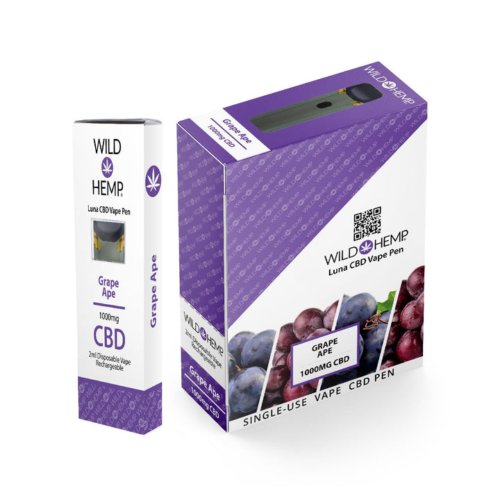 Wild Hemp 500mg CBD Disposable - Grape Ape