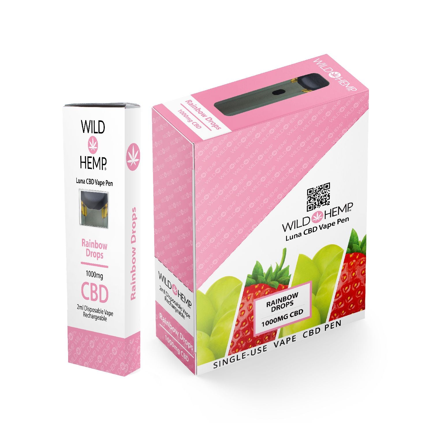 Luna Disposable CBD Vape Pen w/ Wild Hemp Broad Spectrum CBD Oil
