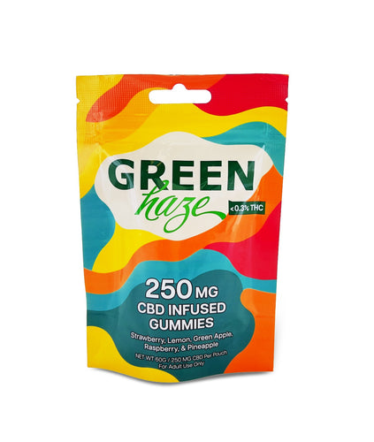 CBD Gummies - 250mg - Green Haze