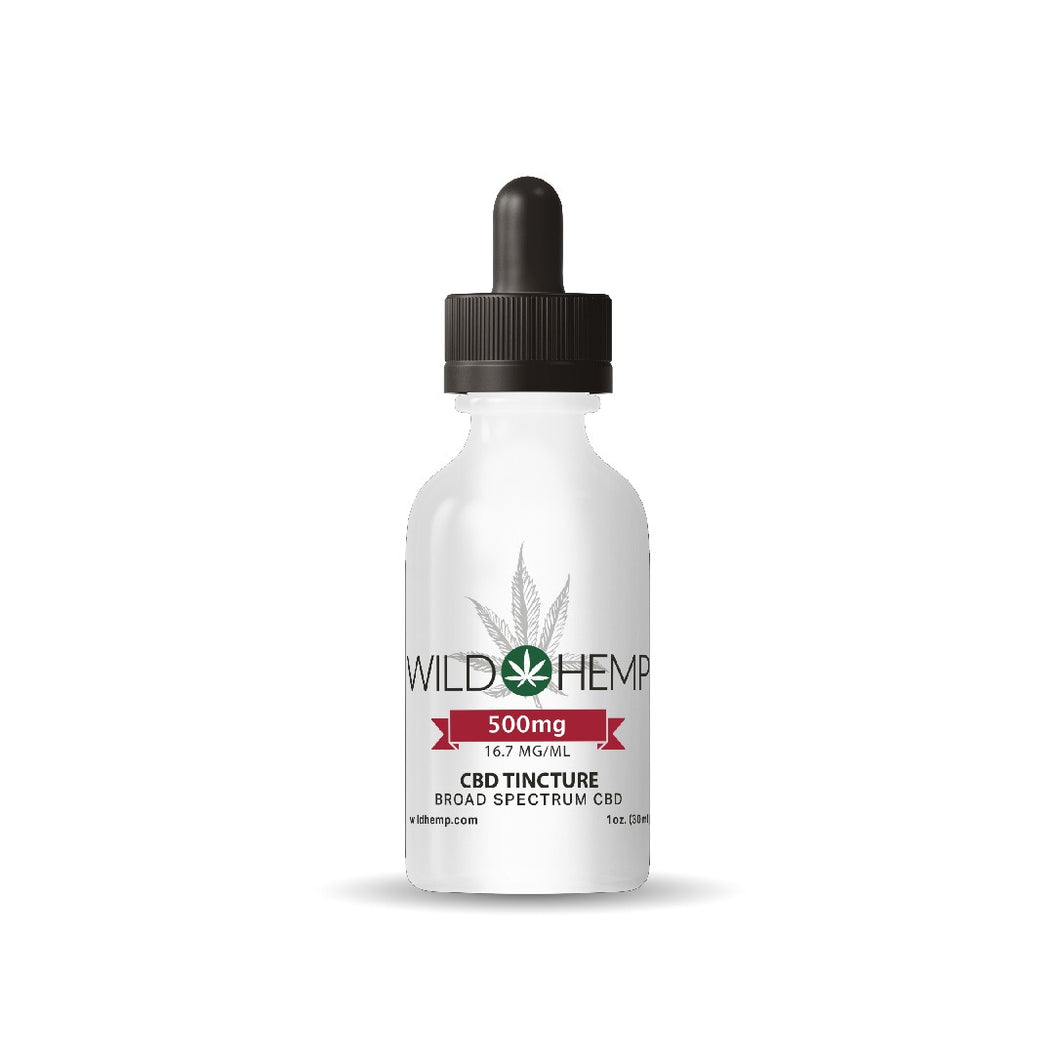 500mg Tincture - Broad Spectrum CBD Oil