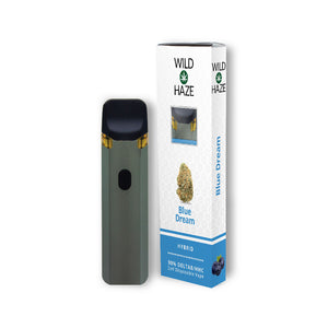 Blue Dream Strain Delta 8 THC and HHC rechargeable disposable vape pen