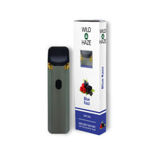Load image into Gallery viewer, Blue Razz Strain Delta 8 THC and HHC rechargeable disposable vape pen