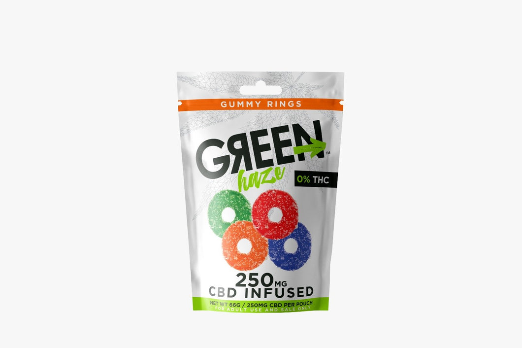 Wild Hemp Green Haze CBD Gummy rings