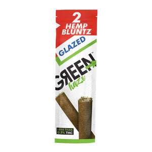 Green Haze CBD Hemp Cigarillo Blunts (Glazed)