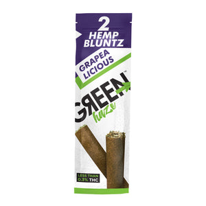 Green Haze CBD Hemp Cigarillo Blunts (Grape)