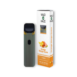 Orange Mango Guava Strain Delta 8 THC and HHC rechargeable disposable vape pen