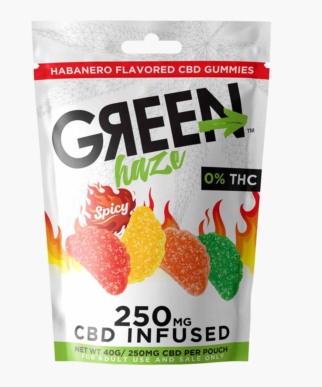 Green Haze Spicy CBD Gummy