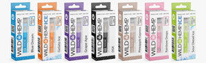 500mg Disposable CBD Vape Pen in seven tasty flavors. Luna by Wild Hemp and Smok.