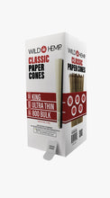 Load image into Gallery viewer, Bulk Rolling Paper Cones Box | 800/900 Ct. Pre-Rolls | Hemp &amp; Classic Unbleached Paper