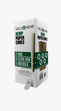 Load image into Gallery viewer, Bulk Rolling Paper Cones Box | 800/900 Ct. Pre-Rolls | Hemp &amp; Classic Unbleached Paper
