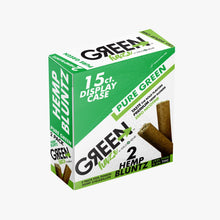 Load image into Gallery viewer, Green Haze Hemp Bluntz Box 15pcs