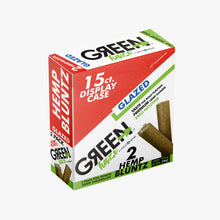 Load image into Gallery viewer, Green Haze Hemp Bluntz Box 15pcs