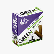 Load image into Gallery viewer, Green Haze Hemp Bluntz Box 15pcs