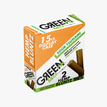 Load image into Gallery viewer, Green Haze Hemp Bluntz Box 15pcs