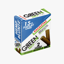 Load image into Gallery viewer, Green Haze Hemp Bluntz Box 15pcs