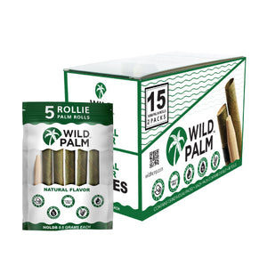 Wild Palm Cones Shop | Natural Leaf Blunt Wraps | Rolls Easy + Flavors