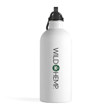 Load image into Gallery viewer, Wild Hemp White Stainless Steal Water Bottle