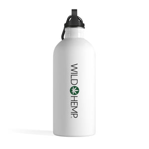 Wild Hemp White Stainless Steal Water Bottle