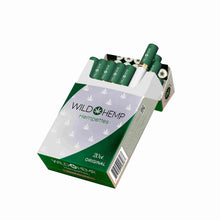 Load image into Gallery viewer, Natural flavor CBD cigarette showing an open pack with visible CBD cigarettes