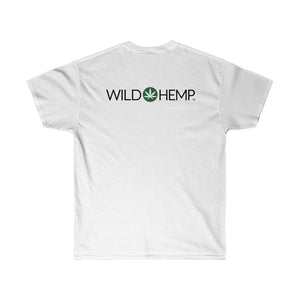 Wild Hemp White T Shirt Back